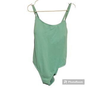 NWT Wave Zone Aqua Blue OnePiece Swimsuit Size 3X